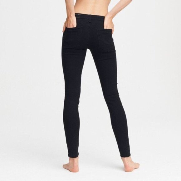 Rag & Bone Cate Mid Rise Skinny No Fade Black - Picture 2 of 9